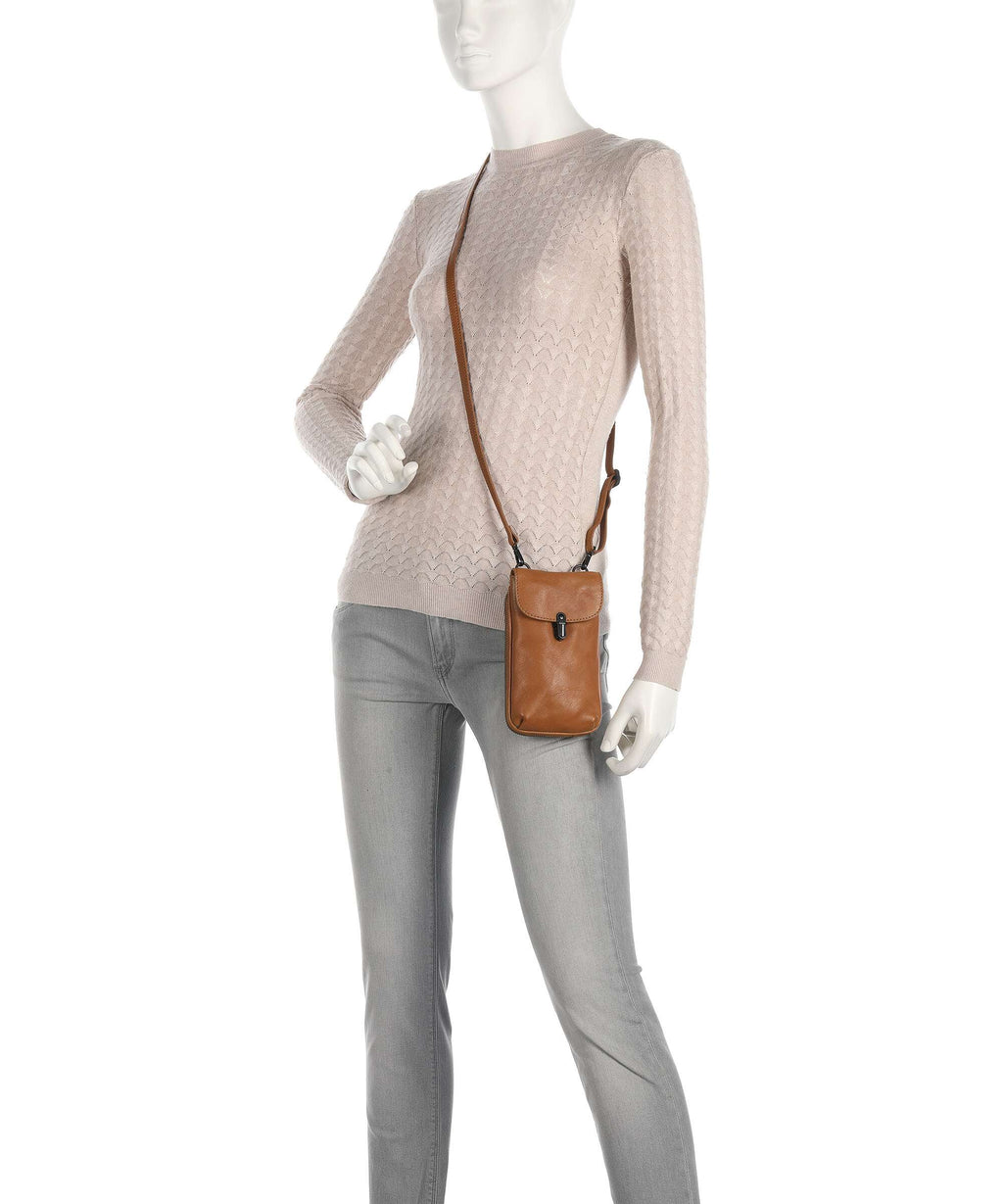 Aunts & Uncles Grandma's Luxury Club Mrs. Lemon Twist Phone bag caramel