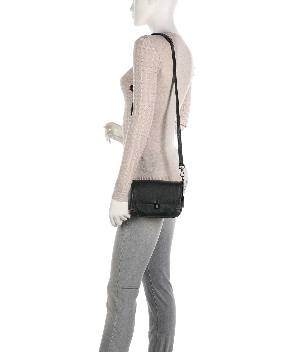 Aunts & Uncles Grandma's Luxury Club Mrs. Waffle Crossbody bag black smoke