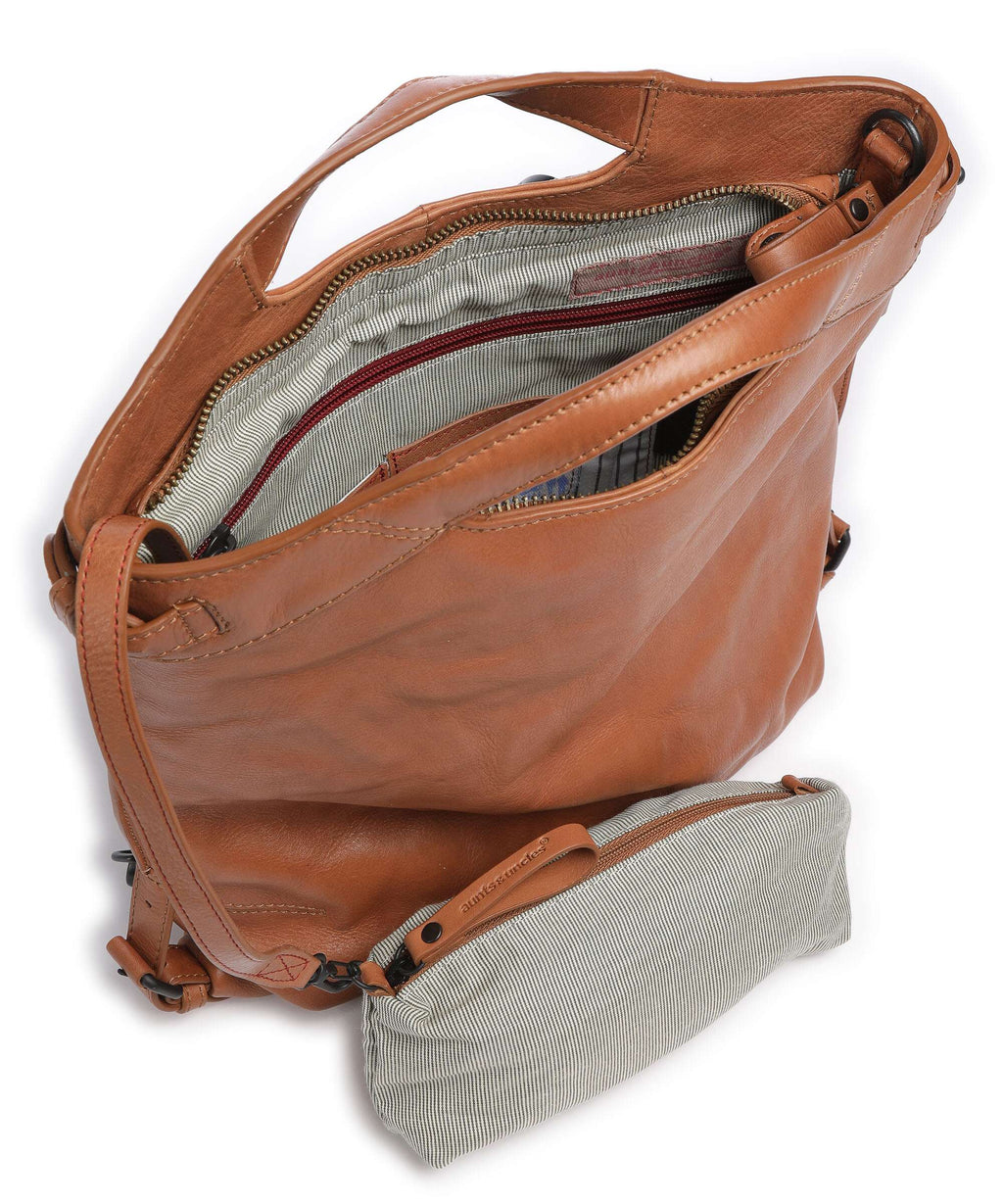 Aunts & Uncles Grandma's Luxury Club Mrs. Peach Crumble Backpack bag caramel