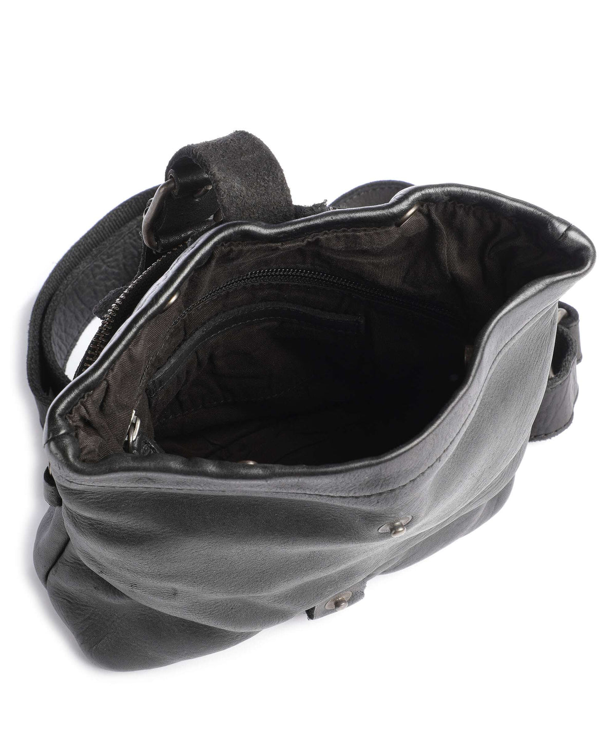 Aunts & Uncles Barbershop Stubble Crossbody bag charcoal black