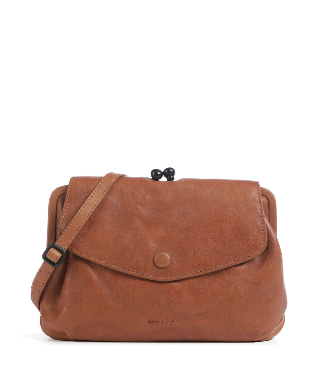 Aunts & Uncles Grandma's Luxury Club Mrs. Madeline Crossbody bag caramel