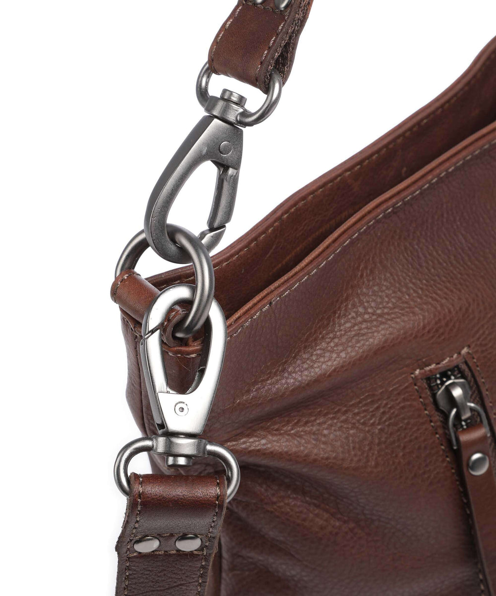 Jack Kinsky Montreal 24N Hobo bag mokka