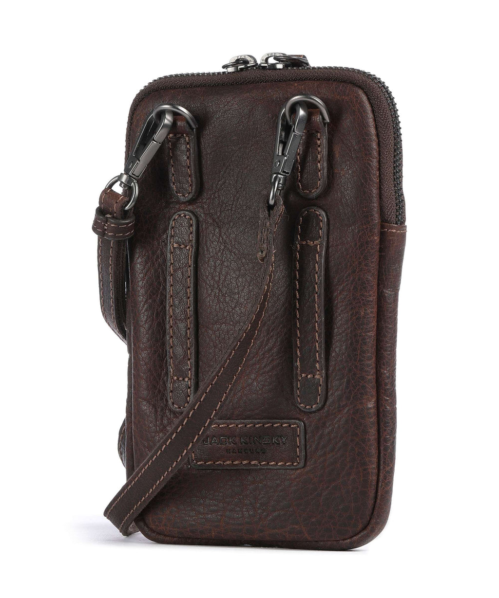 Jack Kinsky Porto 10 Phone bag mokka