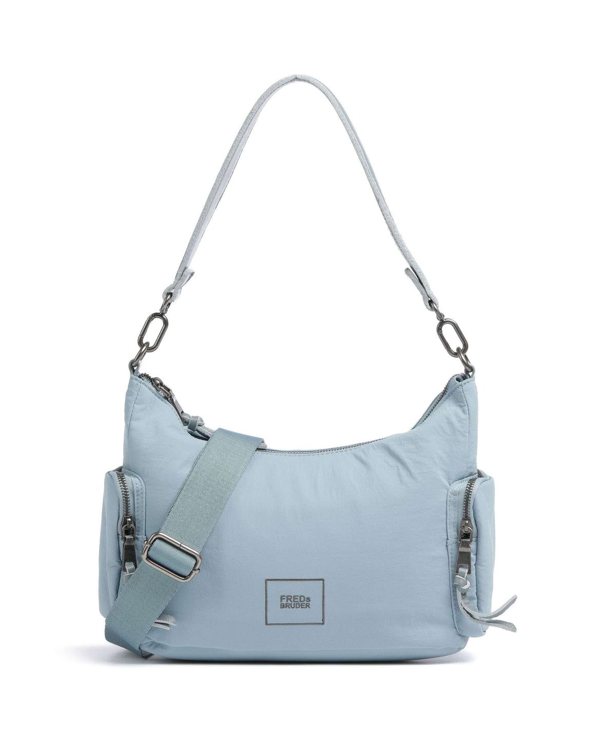 FredsBruder Friends For Life Hobo bag dusty blue