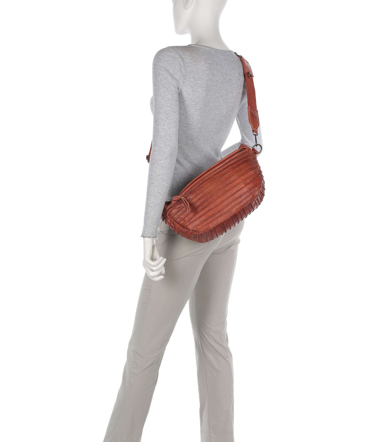 FredsBruder Check My Bag Mini Crossbody bag rustic orange