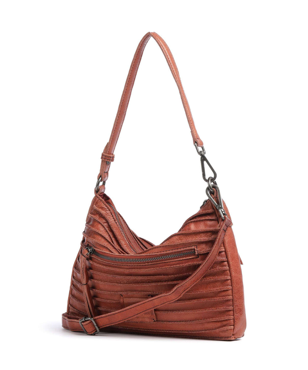 FredsBruder Bestseller Riffel Hobo bag rustic orange