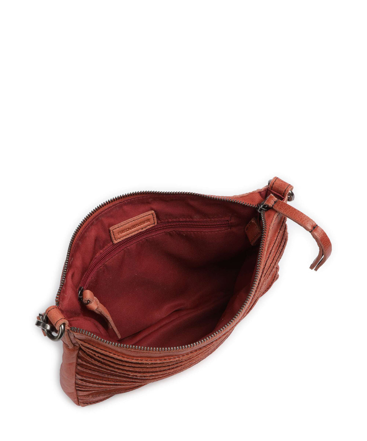 FredsBruder Bestseller Riffel Hobo bag rustic orange