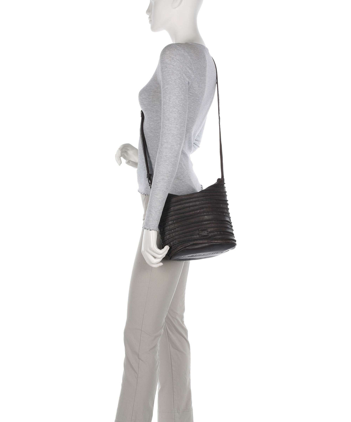 FredsBruder Bestseller Riffelinchen Crossbody bag brown
