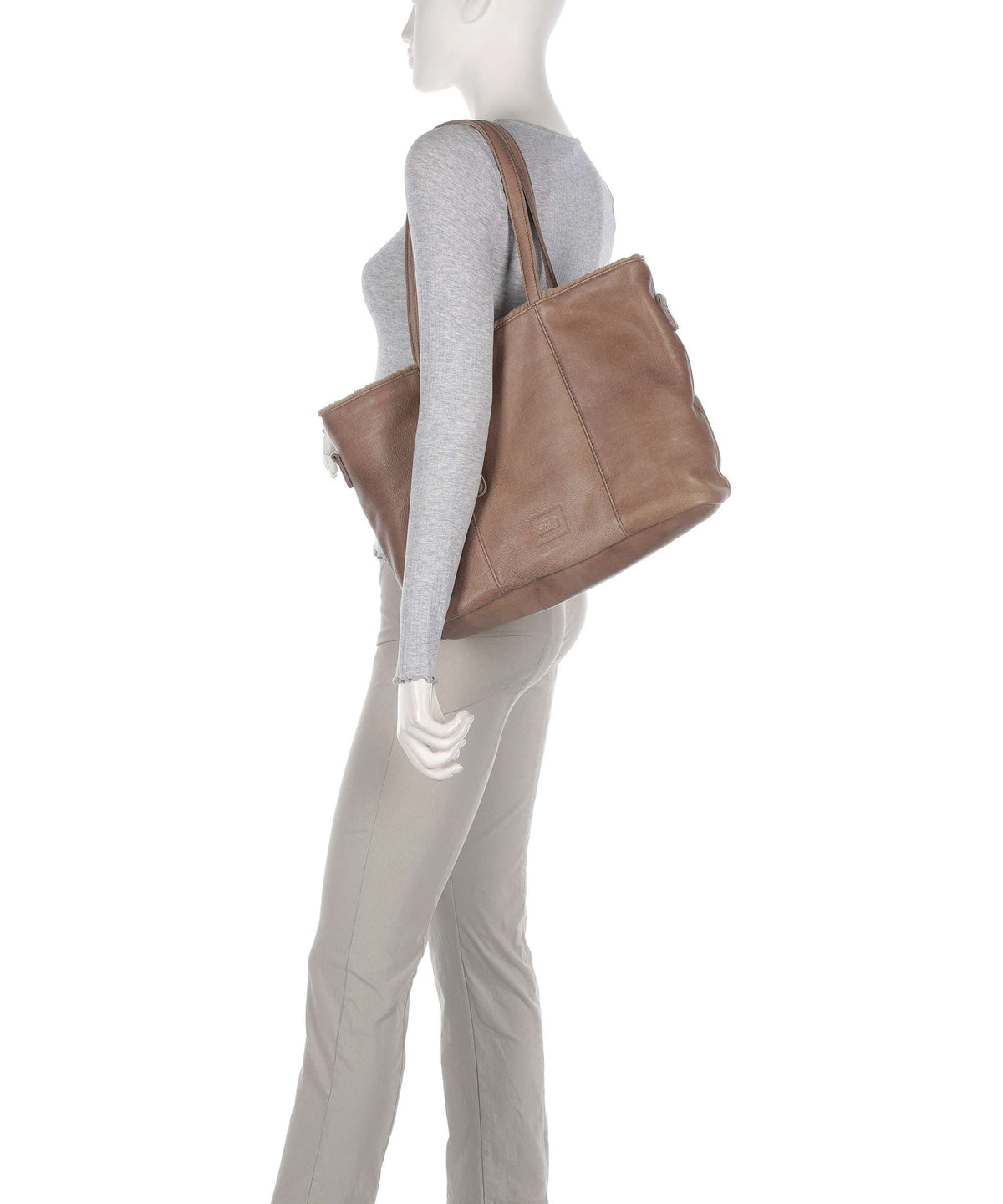 FredsBruder Inside Out Tote bag soft taupe