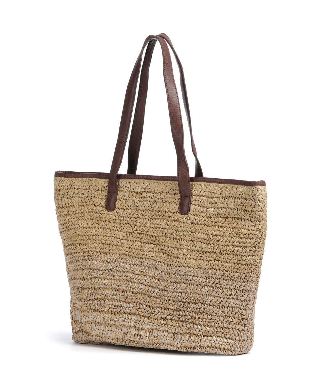 Anokhi Tote bag natural metallic