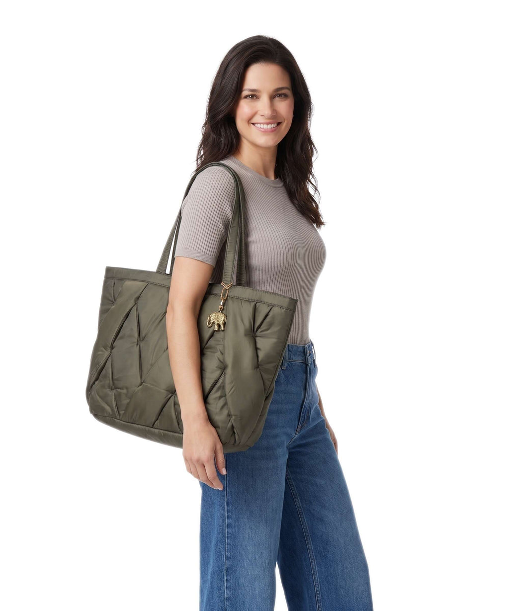 Anokhi Tote bag olive