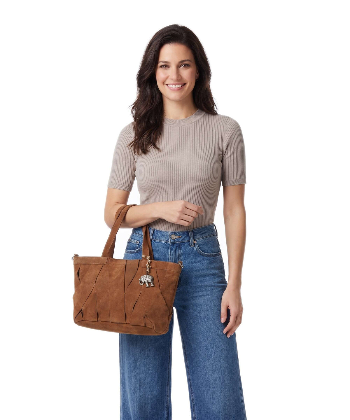Anokhi Tote bag cognac