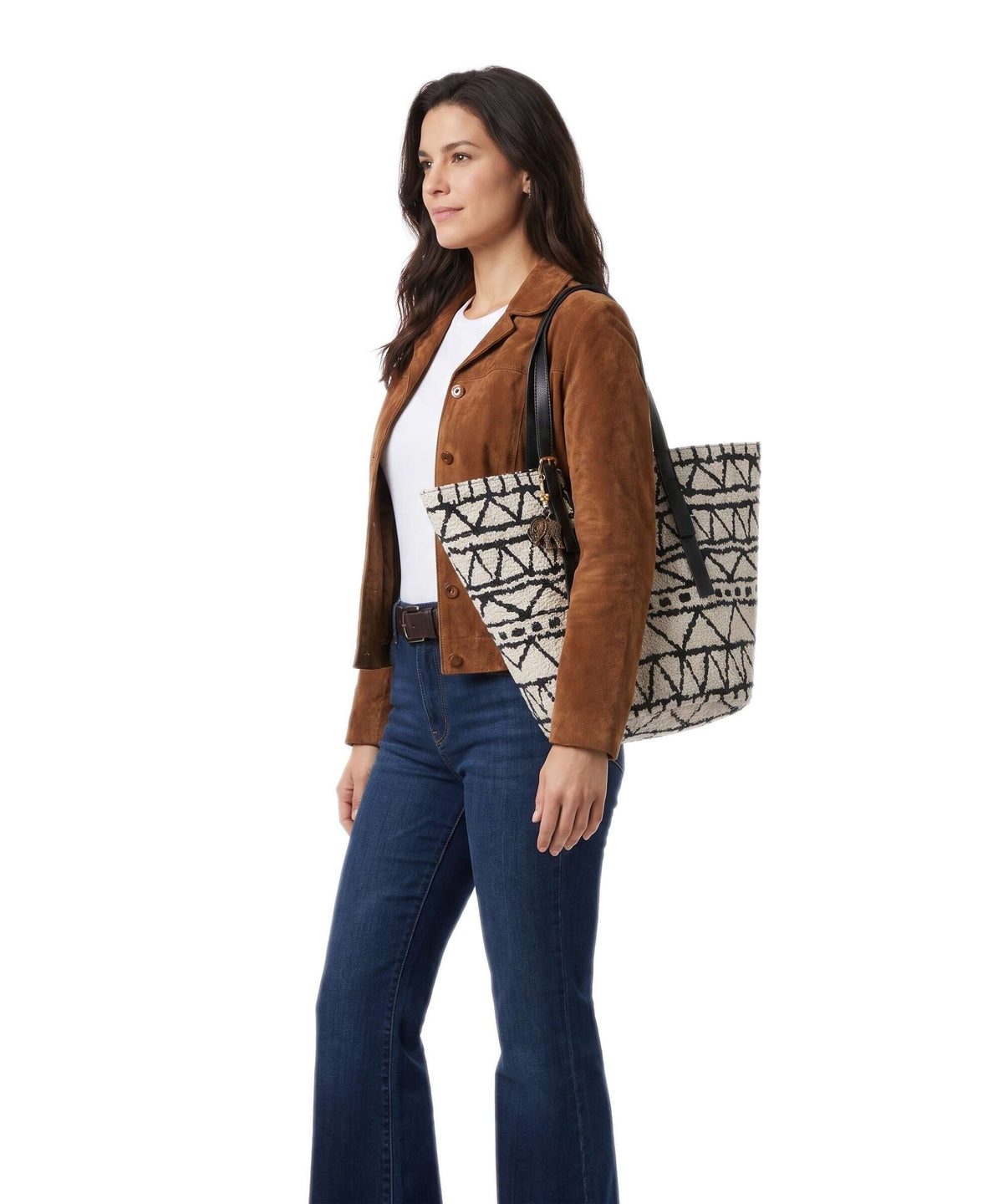 Anokhi Tote bag black/white