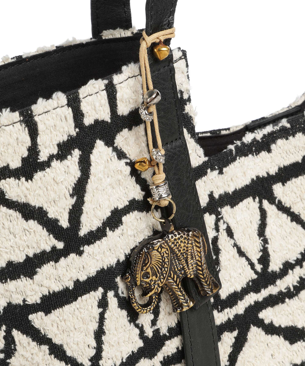 Anokhi Tote bag black/white