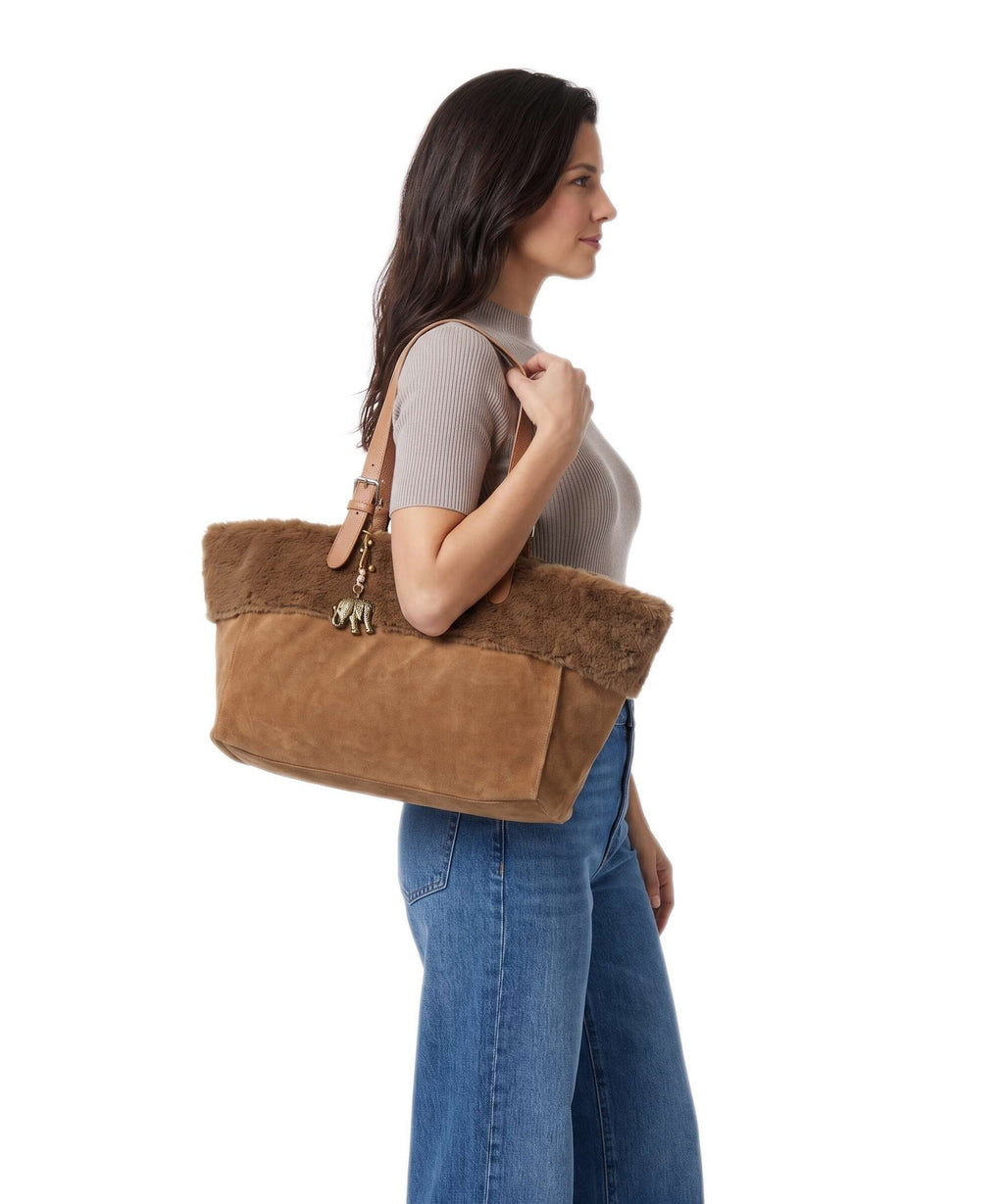 Anokhi Tote bag tan