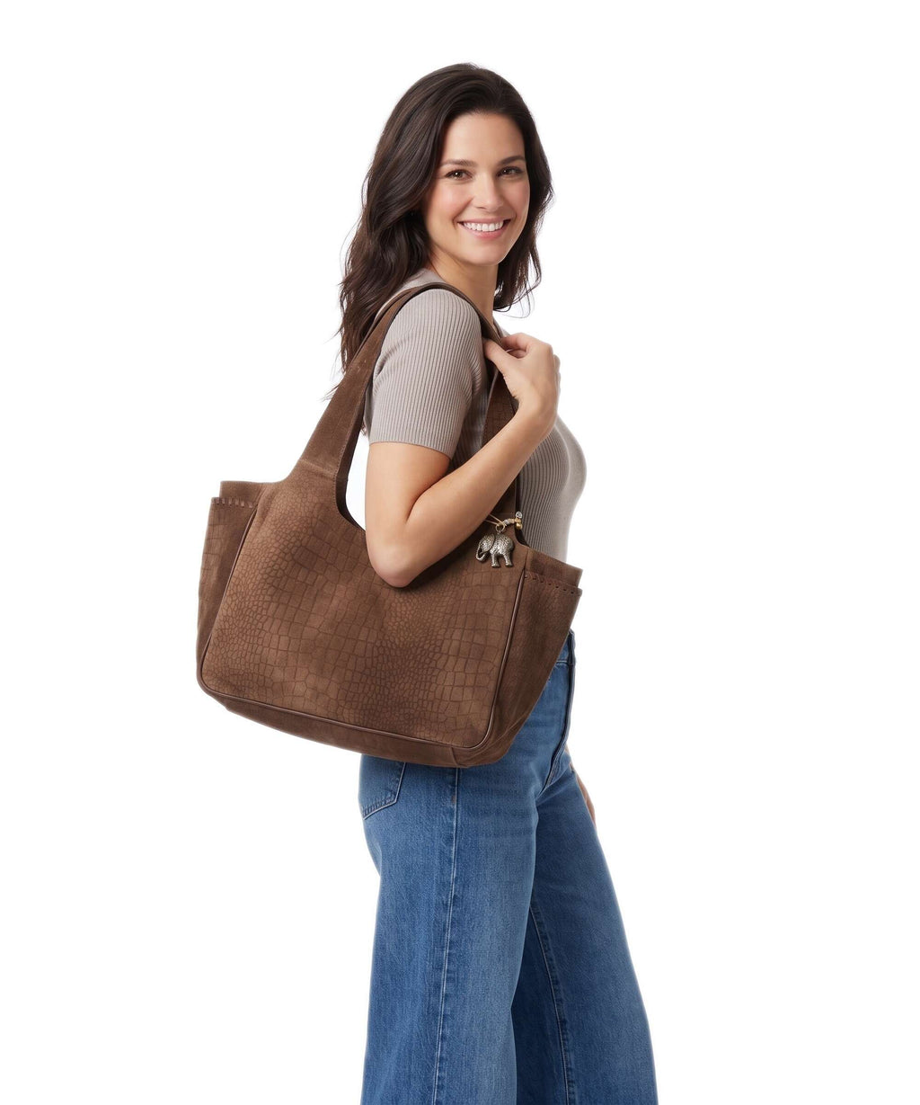 Anokhi Tote bag mud