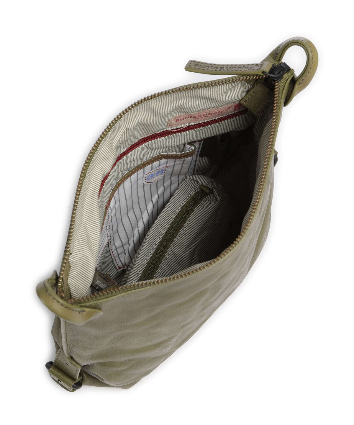 Aunts & Uncles Grandma's Luxury Club Mrs. Raisin Cookie Crossbody bag olive branch
