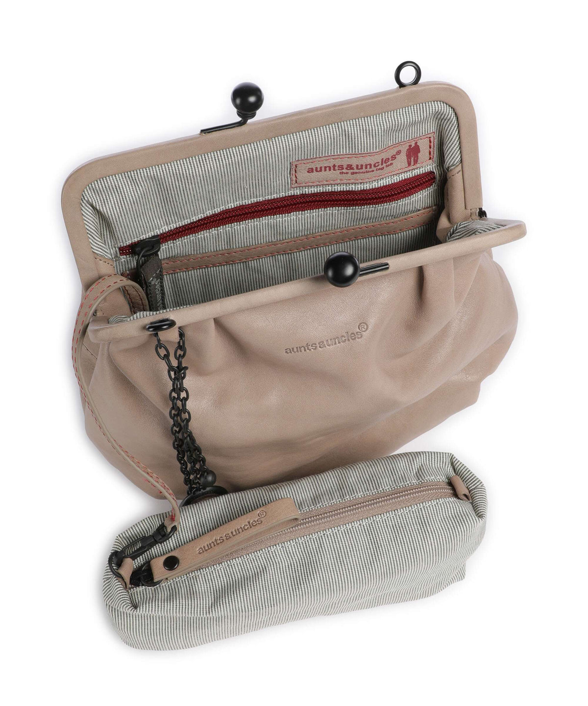 Aunts & Uncles Grandma's Luxury Club Mrs. Fortune Cookie Crossbody bag vintage khaki