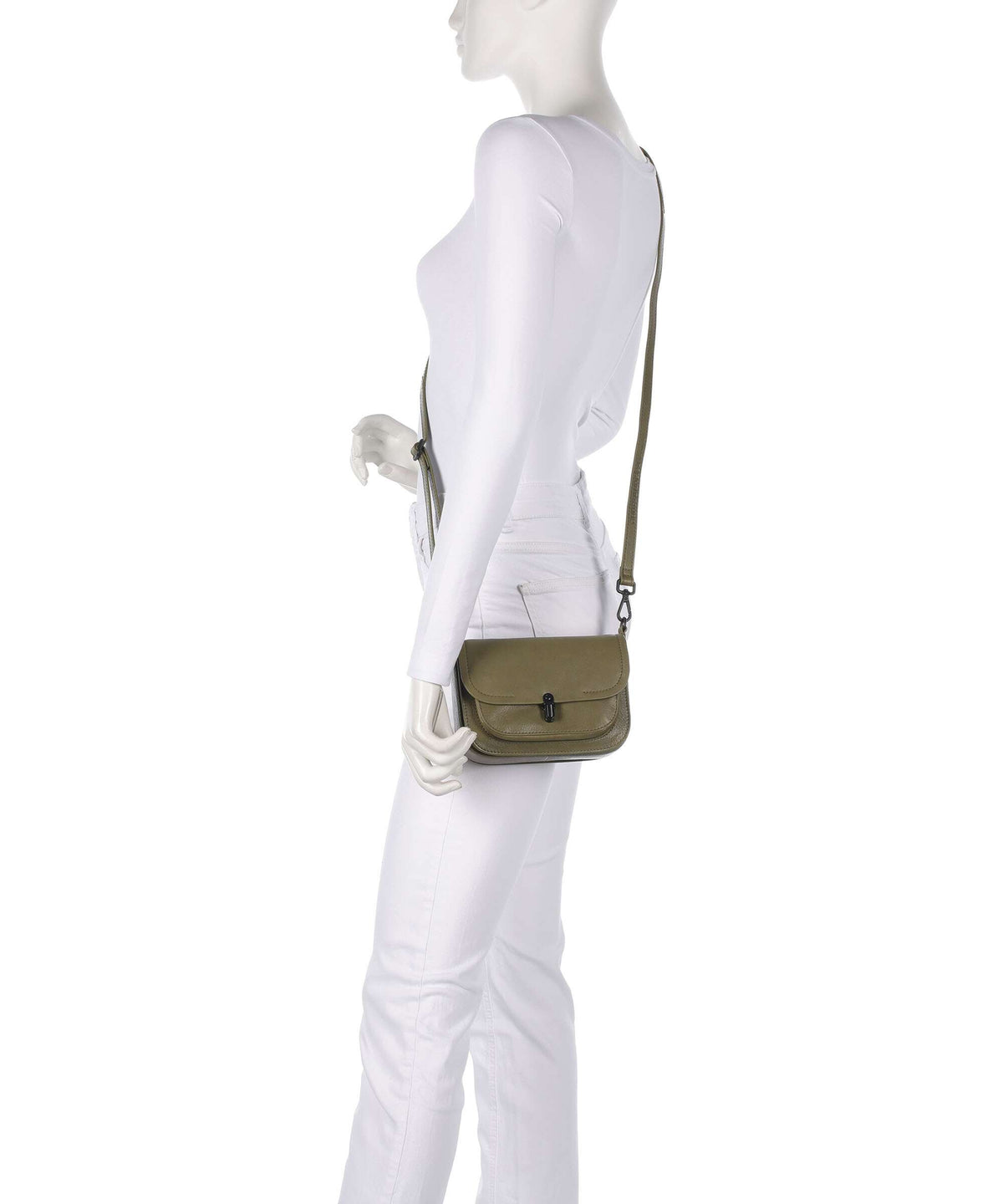 Aunts & Uncles Grandma's Luxury Club Mrs. Waffle Crossbody bag olive branch