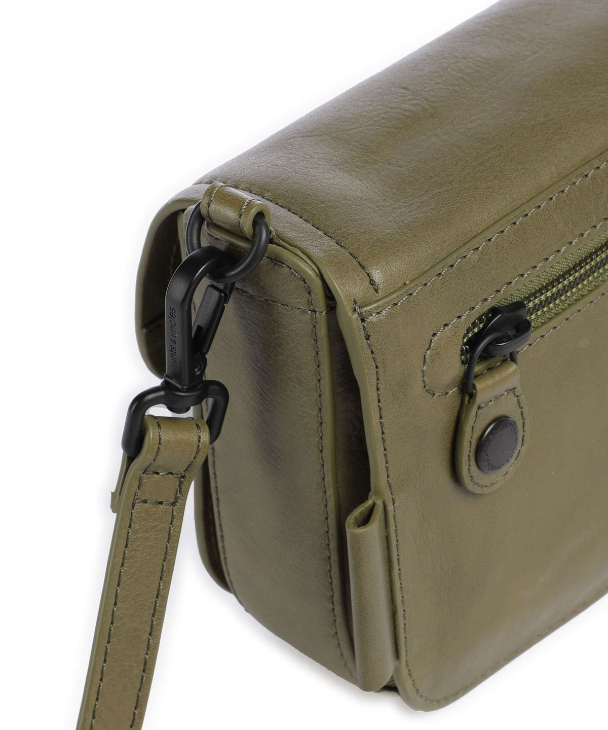 Aunts & Uncles Grandma's Luxury Club Mrs. Waffle Crossbody bag olive branch