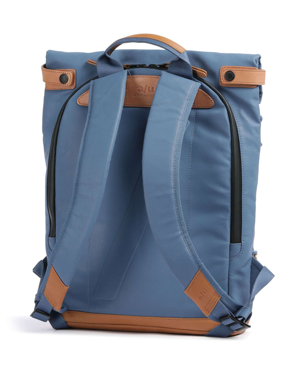 Aunts & Uncles Japan Yokohama Rolltop backpack blue jeans