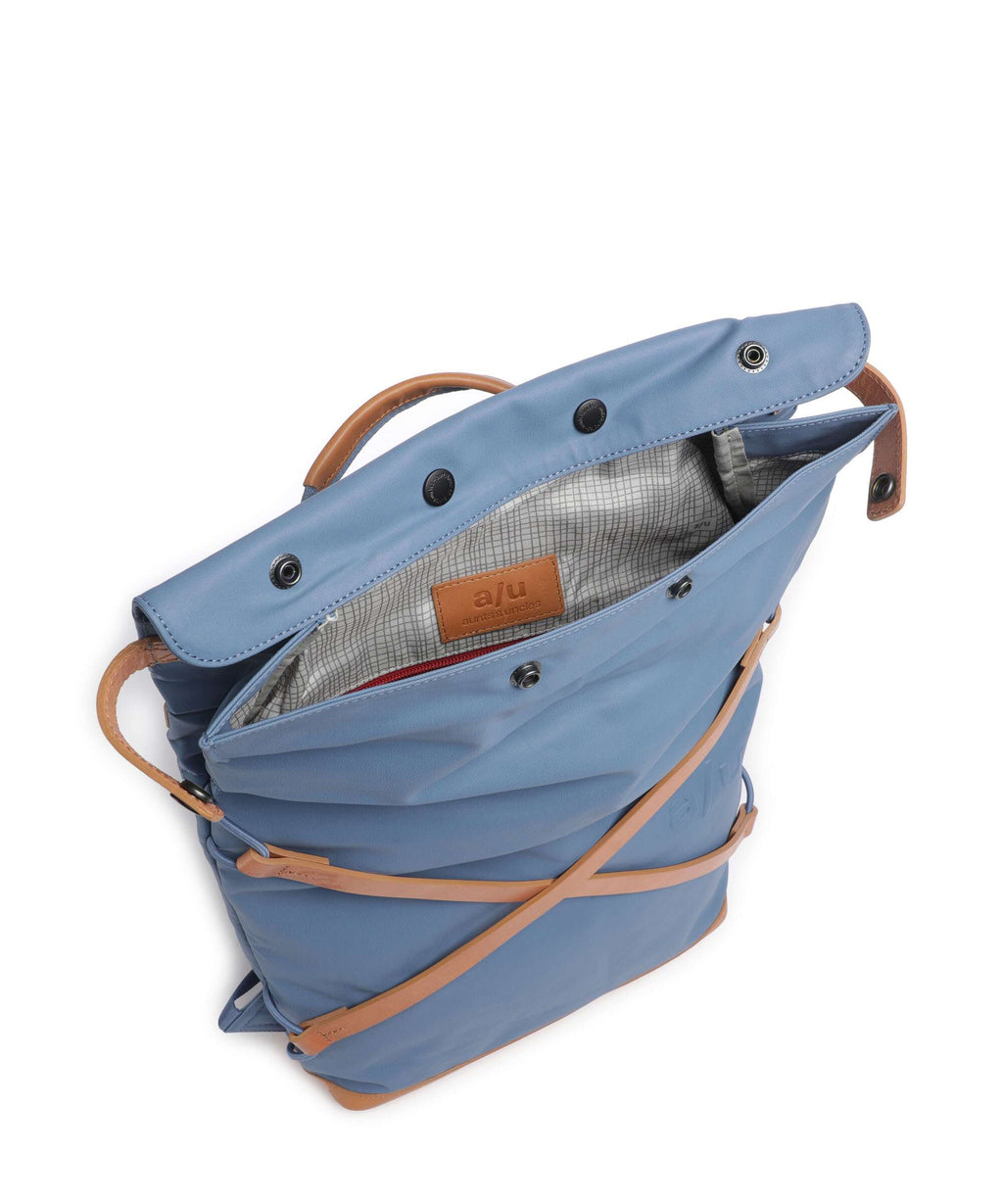 Aunts & Uncles Japan Yokohama Rolltop backpack blue jeans