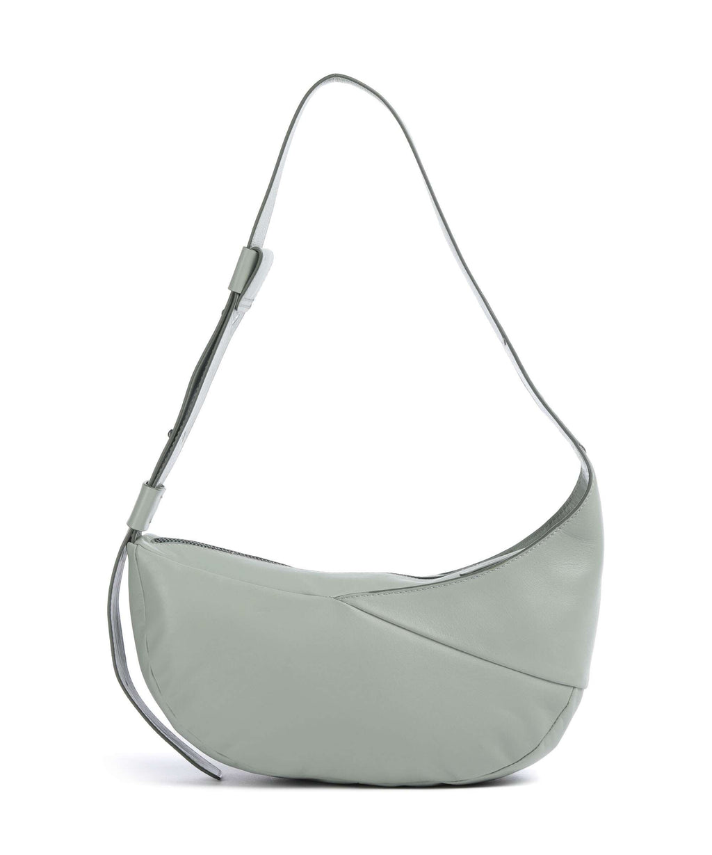 Aunts & Uncles Jamie's Orchard Bee Balm Hobo bag sage green