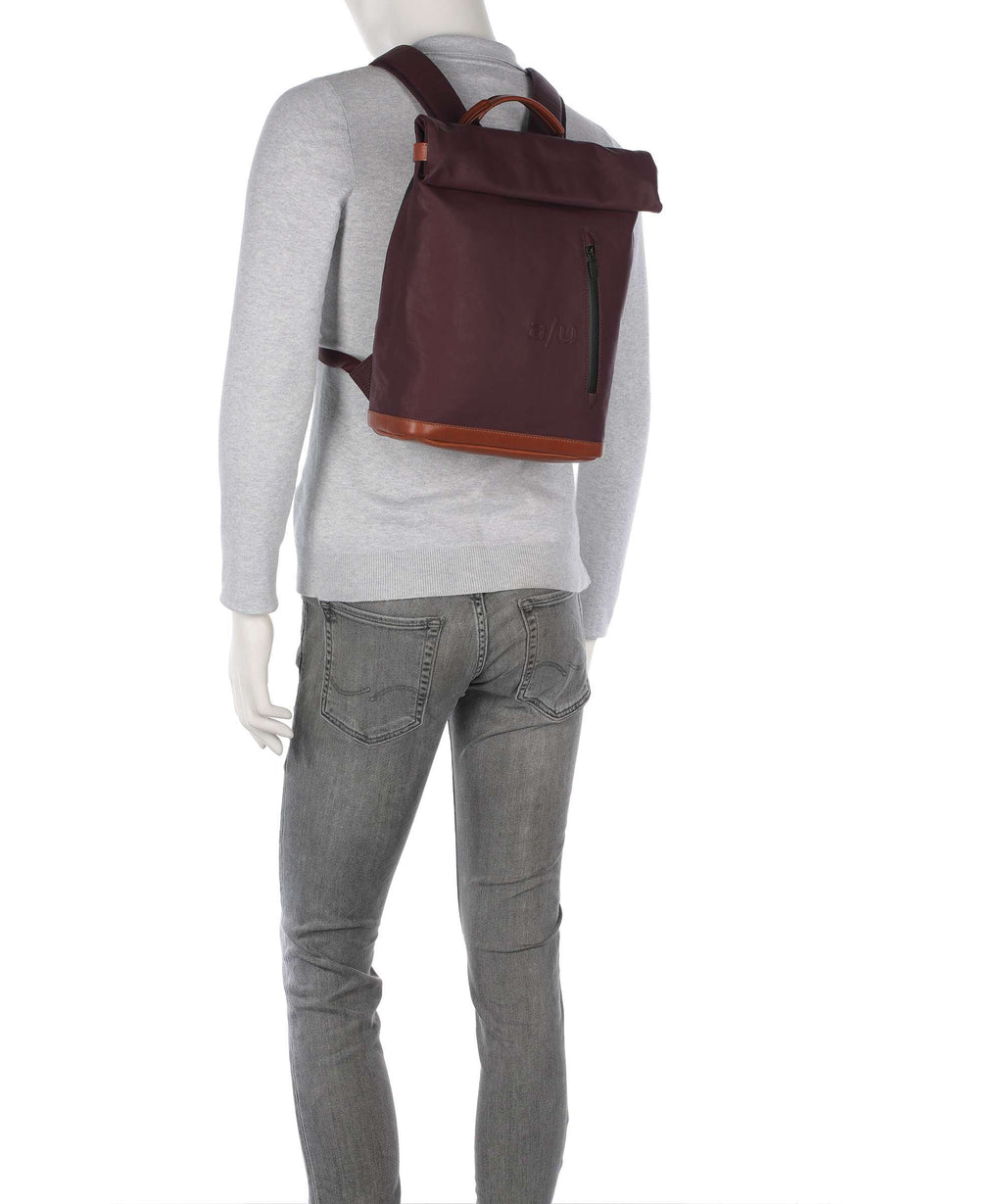 Aunts & Uncles Japan Wakayama Rolltop backpack cherry laquer