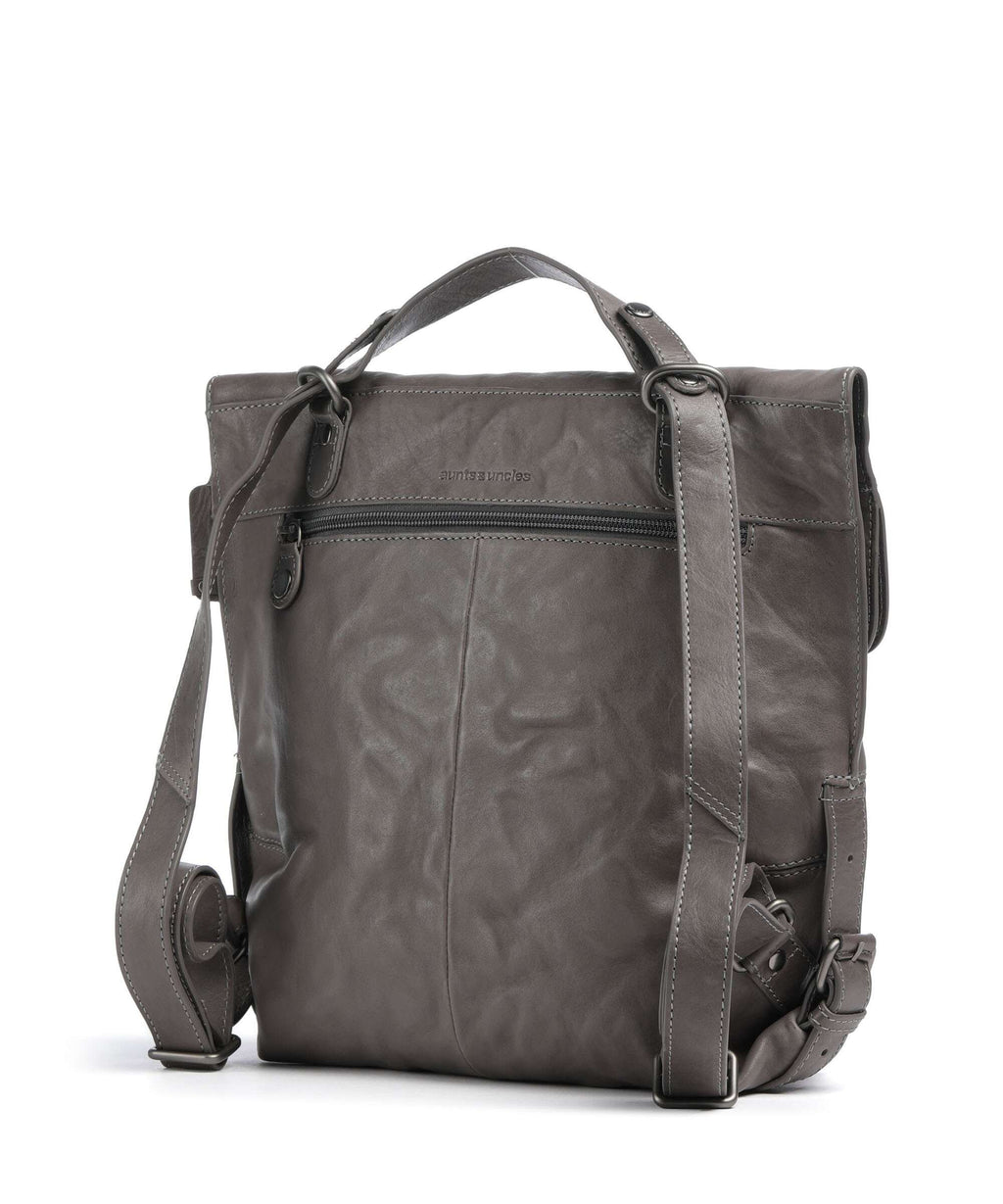 Aunts & Uncles Grandma's Luxury Club Mrs. Mince Pie Backpack bag oyster grey