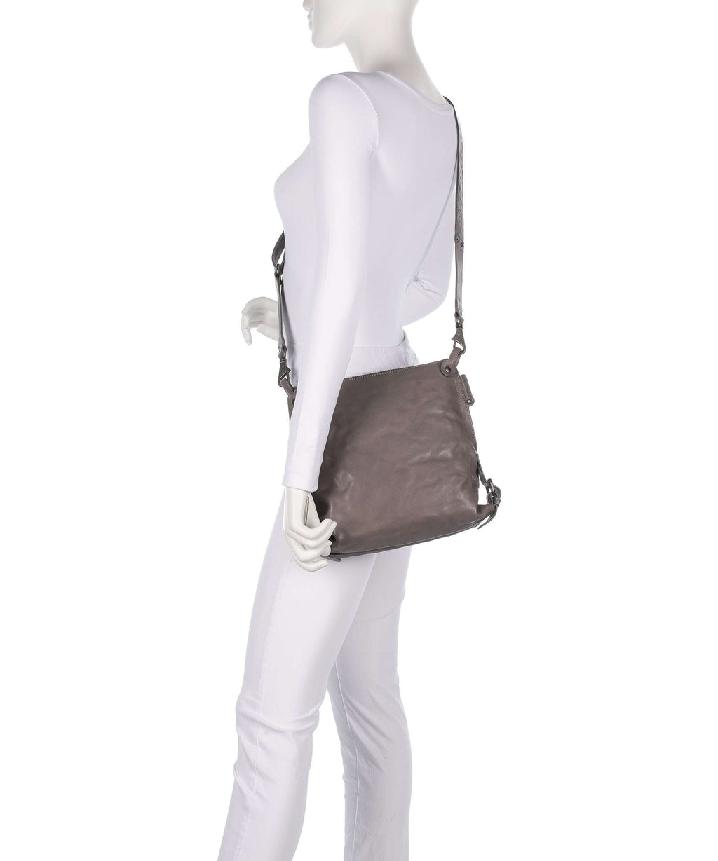 Aunts & Uncles Grandma's Luxury Club Mrs. Raisin Cookie Crossbody bag oyster grey