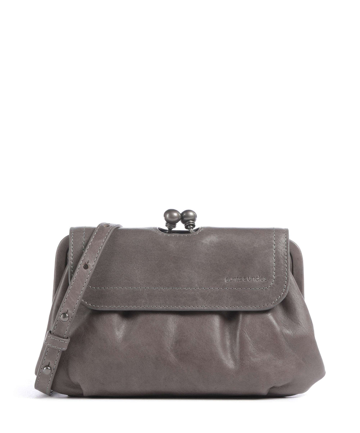 Aunts & Uncles Grandma's Luxury Club Mrs. Whoopie Pie Crossbody bag oyster grey