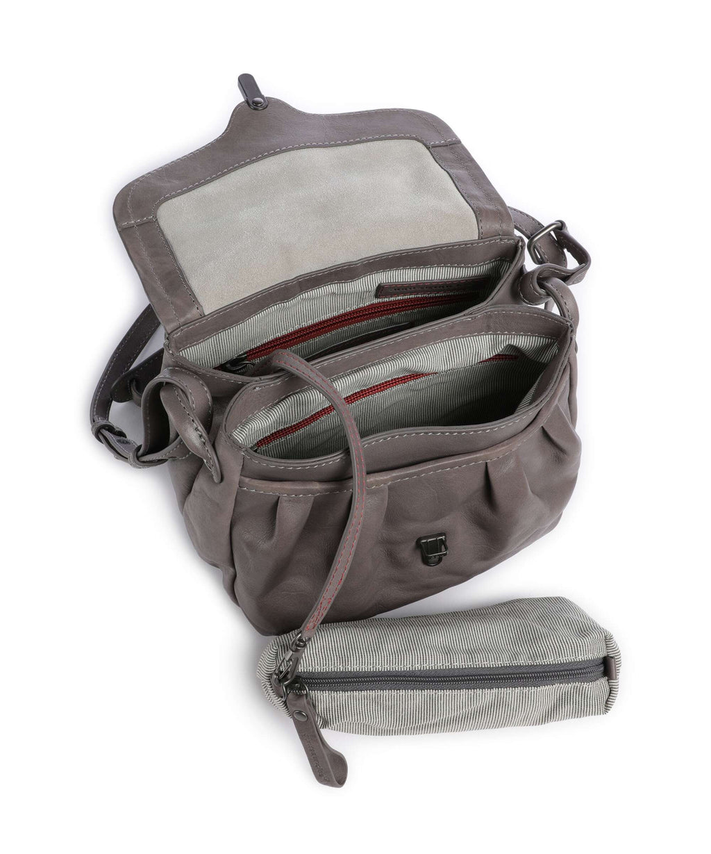 Aunts & Uncles Grandma's Luxury Club Mrs. Coconut Cake Crossbody bag oyster grey