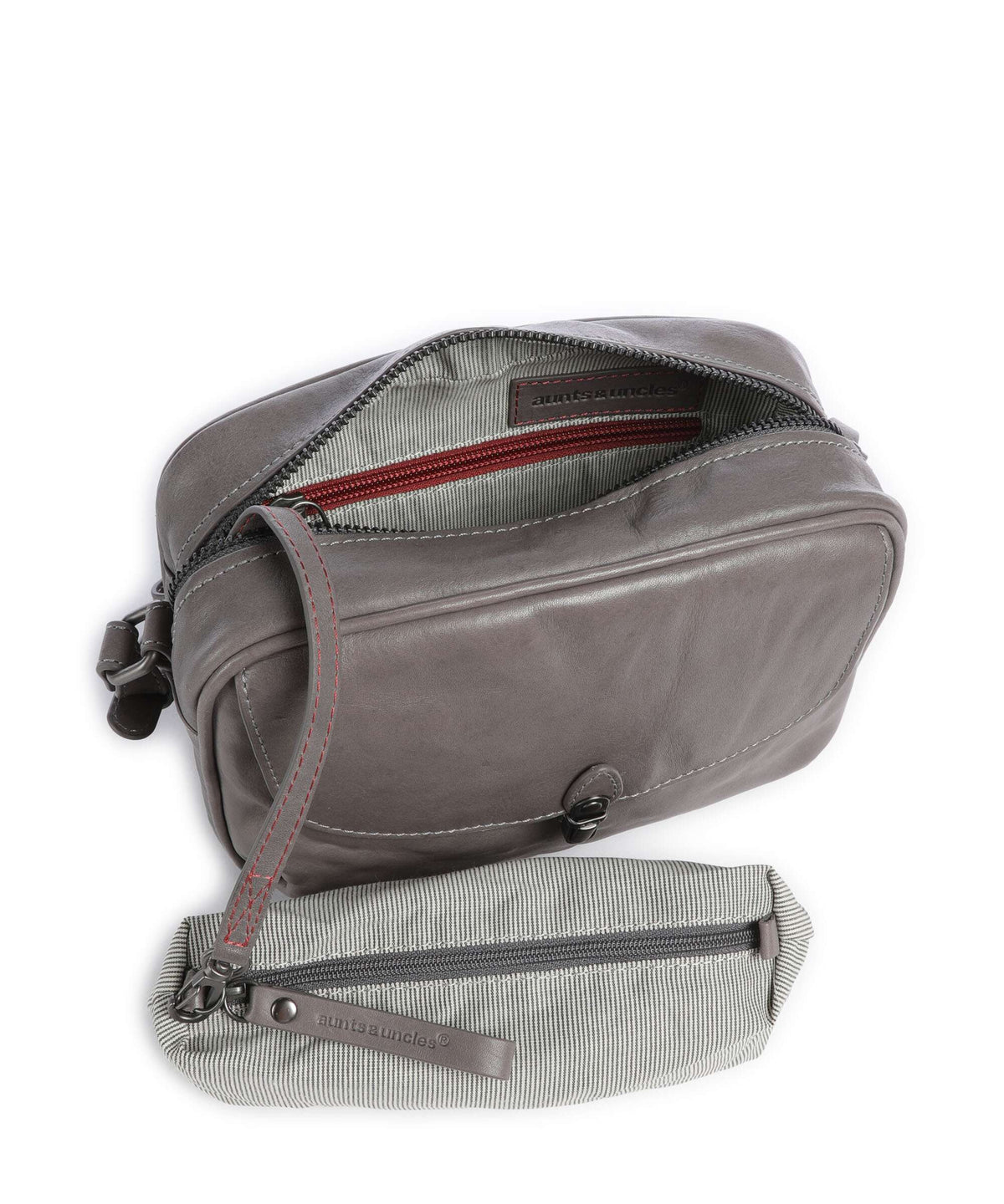 Aunts & Uncles Grandma's Luxury Club Mrs. Mint Crossbody bag oyster grey