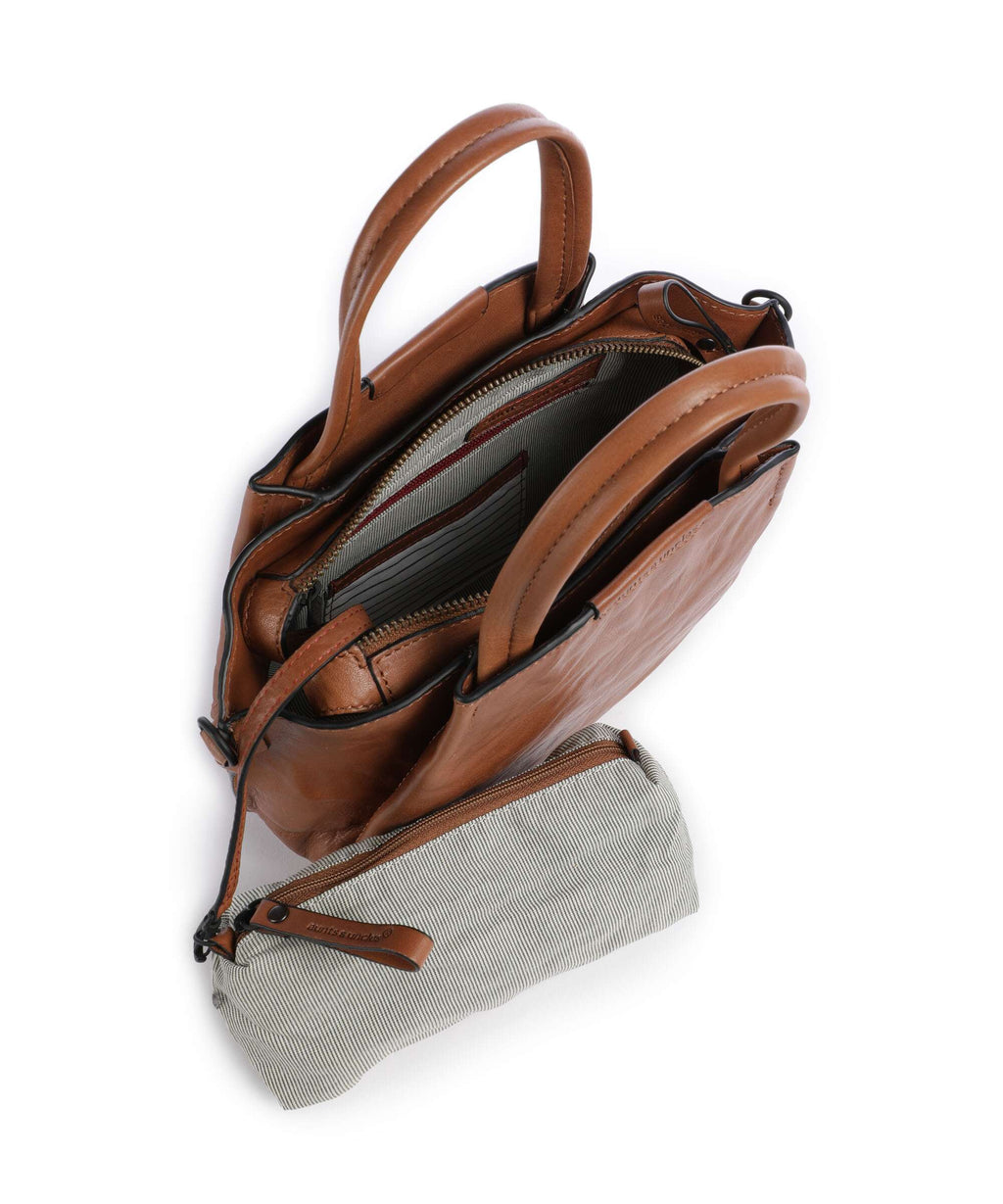 Aunts & Uncles Grandma's Luxury Club Mrs. Plum Crumble Handbag caramel