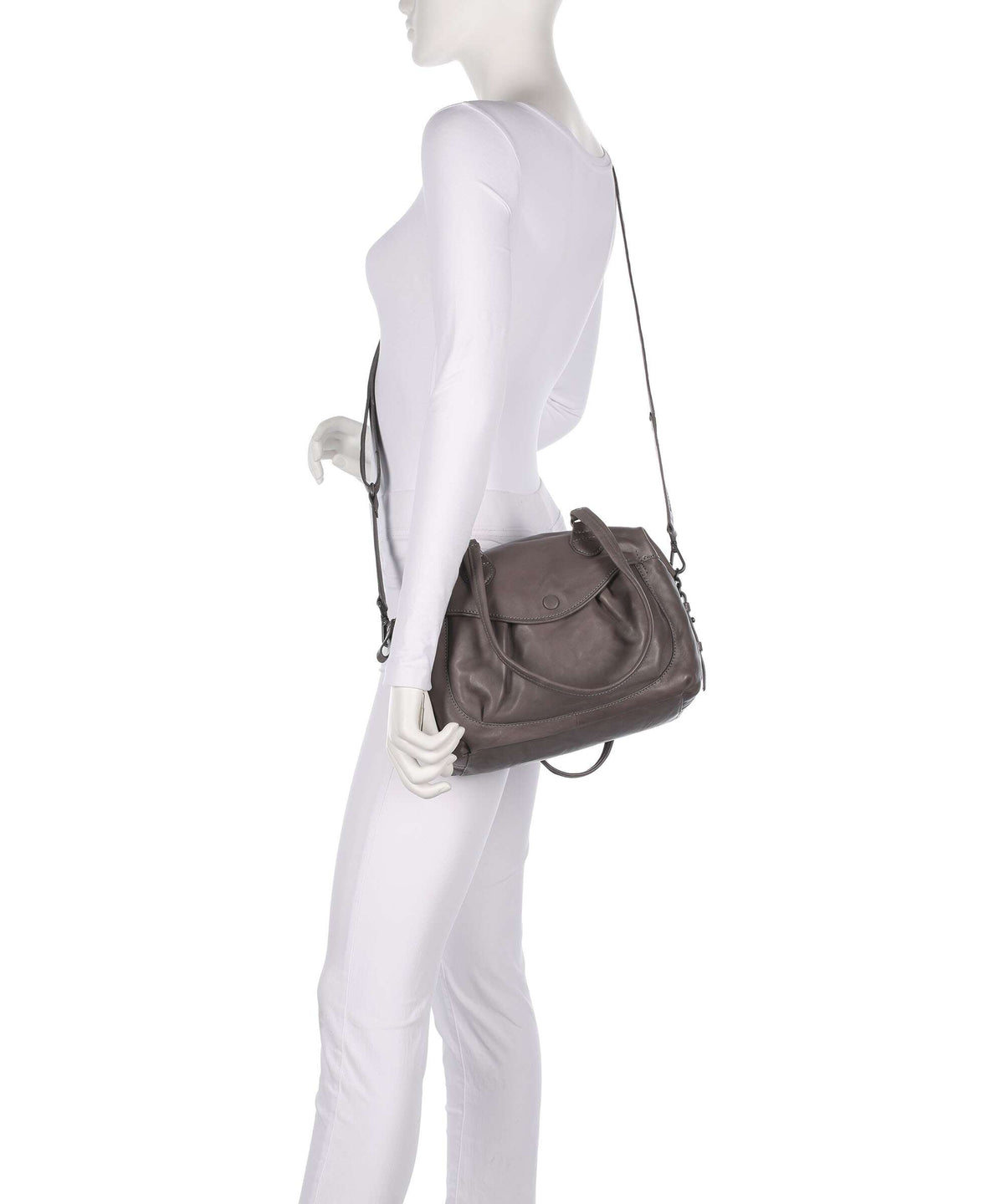 Aunts & Uncles Grandma's Luxury Club Mrs. Churro Shoulder bag oyster grey