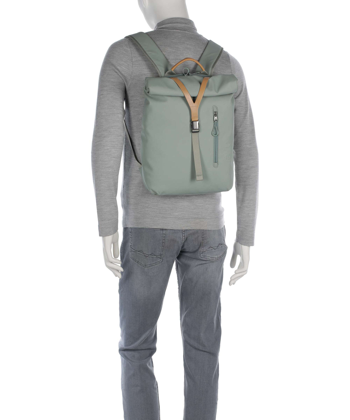 Aunts & Uncles Japan RE Tama Rolltop backpack sage green