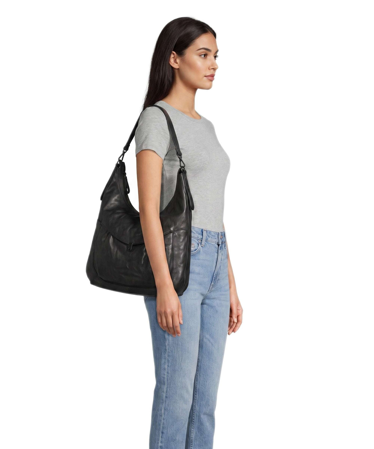 Aunts & Uncles Grandma's Luxury Club Mrs. Banoffee Pie Hobo bag black smoke