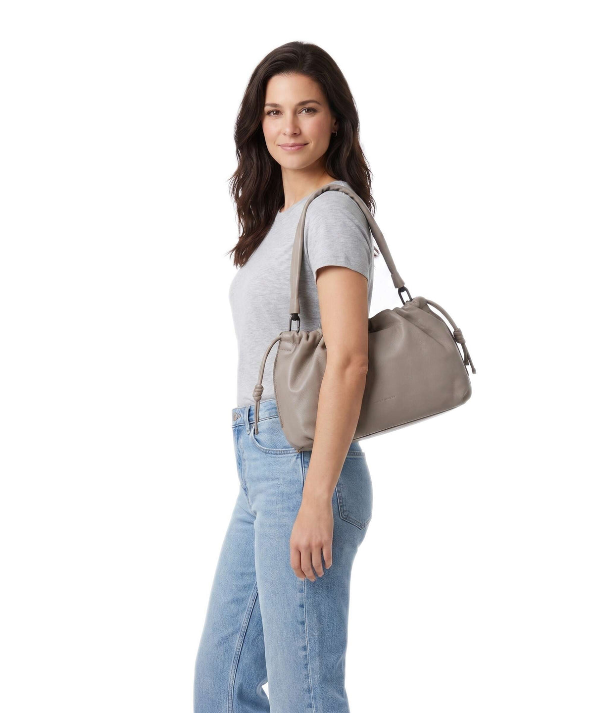 Aunts & Uncles Bohemian Vibes Bloom Hobo bag taupe