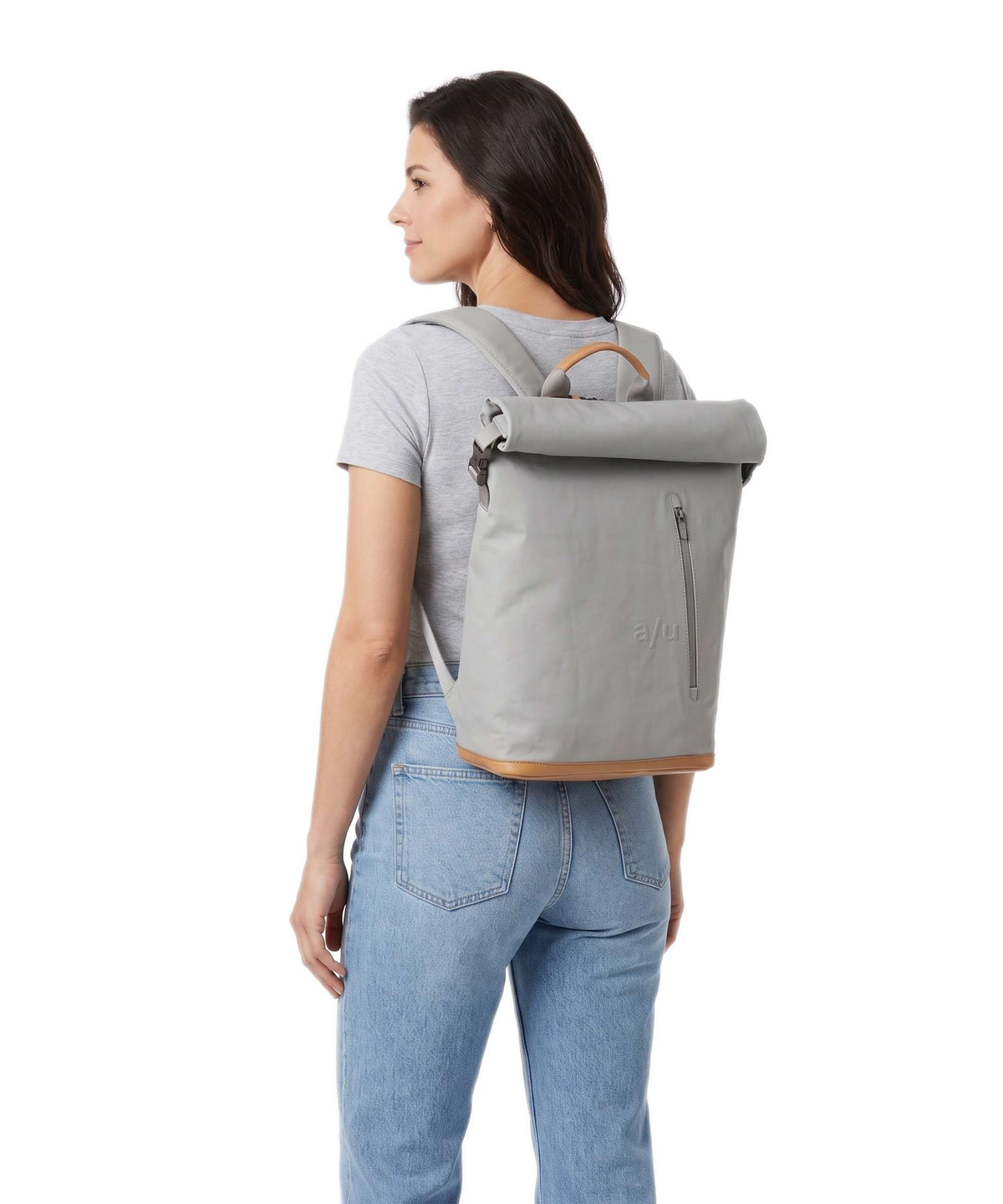 Aunts & Uncles Japan Fukui Rolltop backpack circular grey