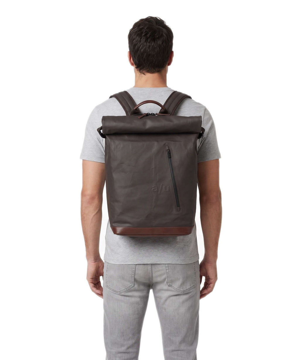 Aunts & Uncles Japan Matsuyama Rolltop backpack ground coffee