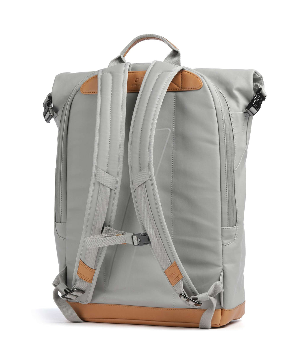 Aunts & Uncles Japan Matsuyama Rolltop backpack circular grey