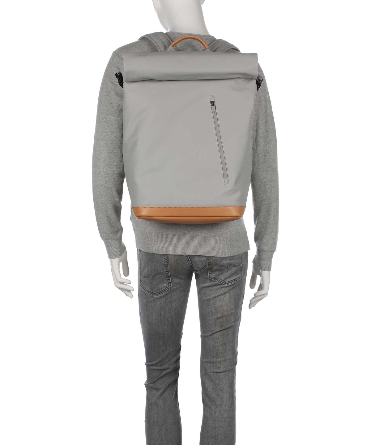 Aunts & Uncles Japan Matsuyama Rolltop backpack circular grey