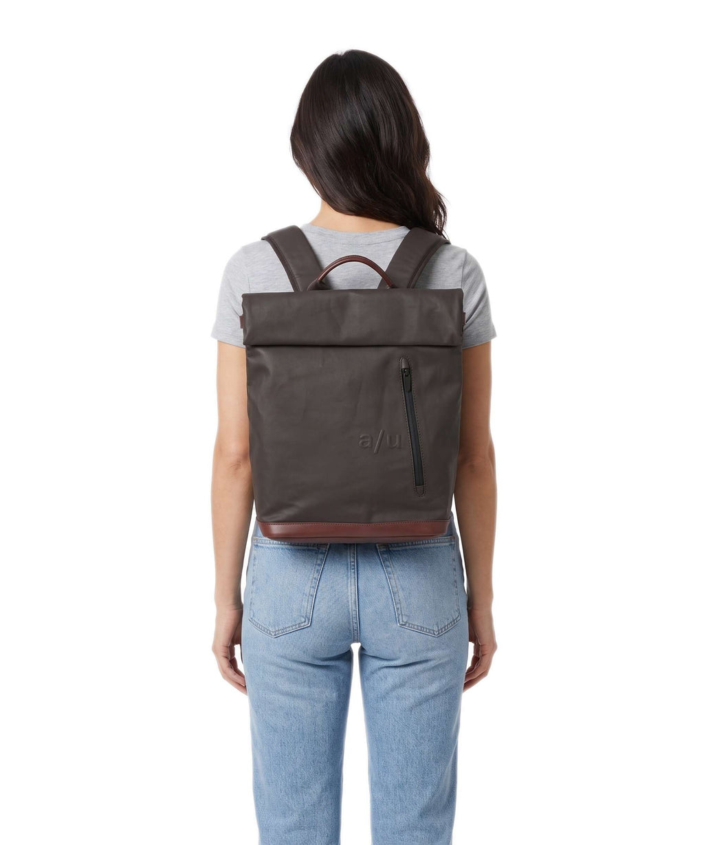 Aunts & Uncles Japan Wakayama Rolltop backpack ground coffee