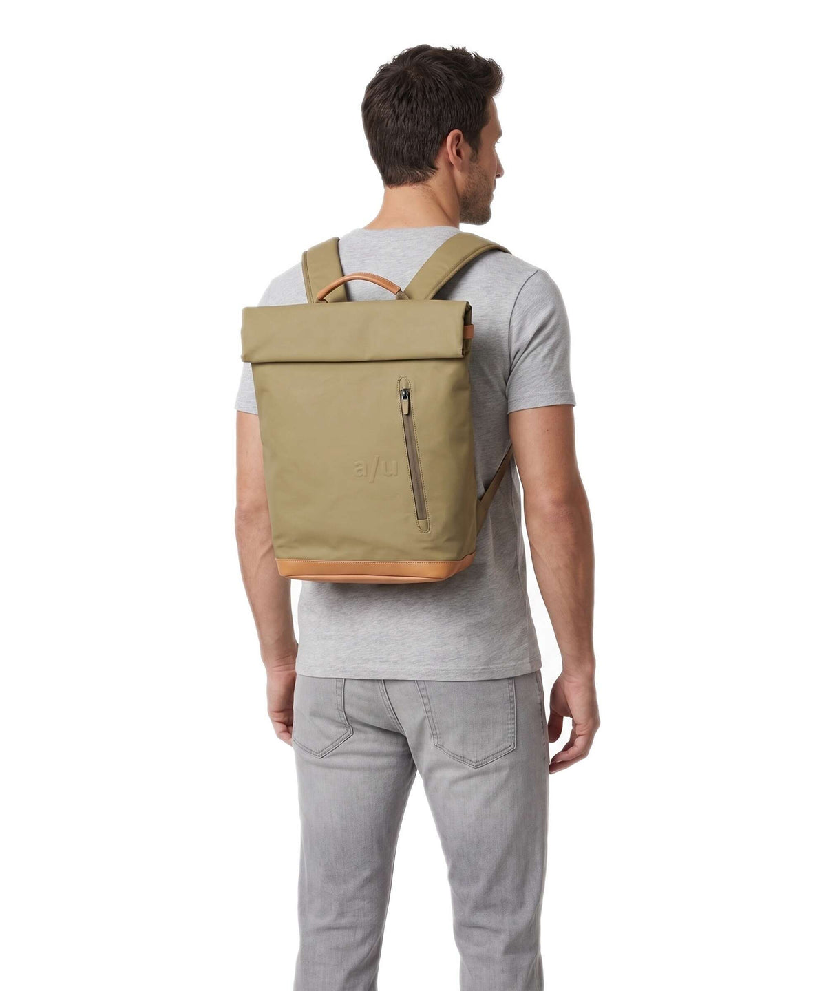 Aunts & Uncles Japan Wakayama Rolltop backpack olive stone