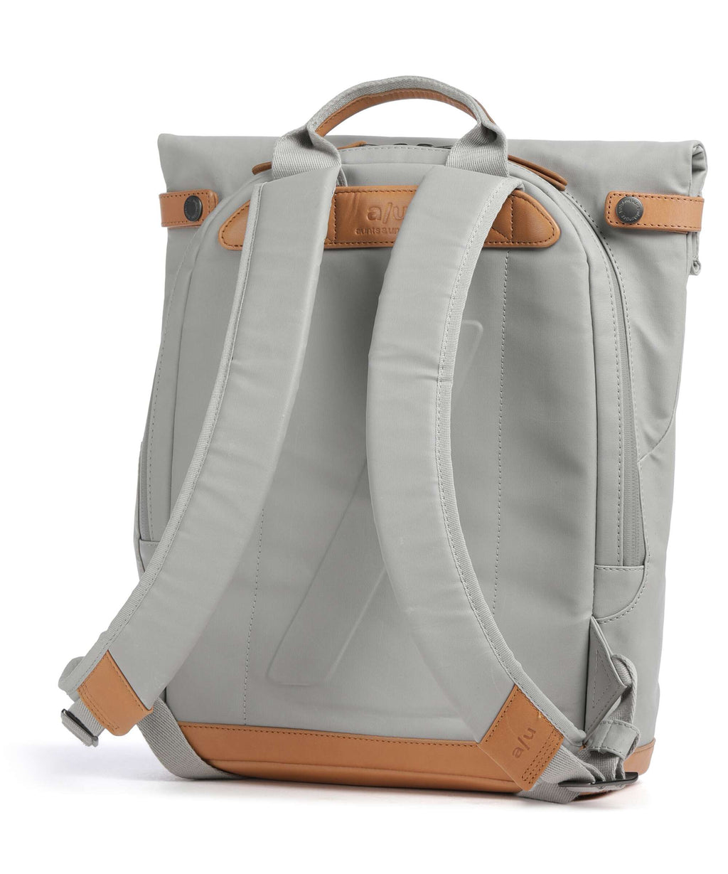 Aunts & Uncles Japan Wakayama Rolltop backpack circular grey