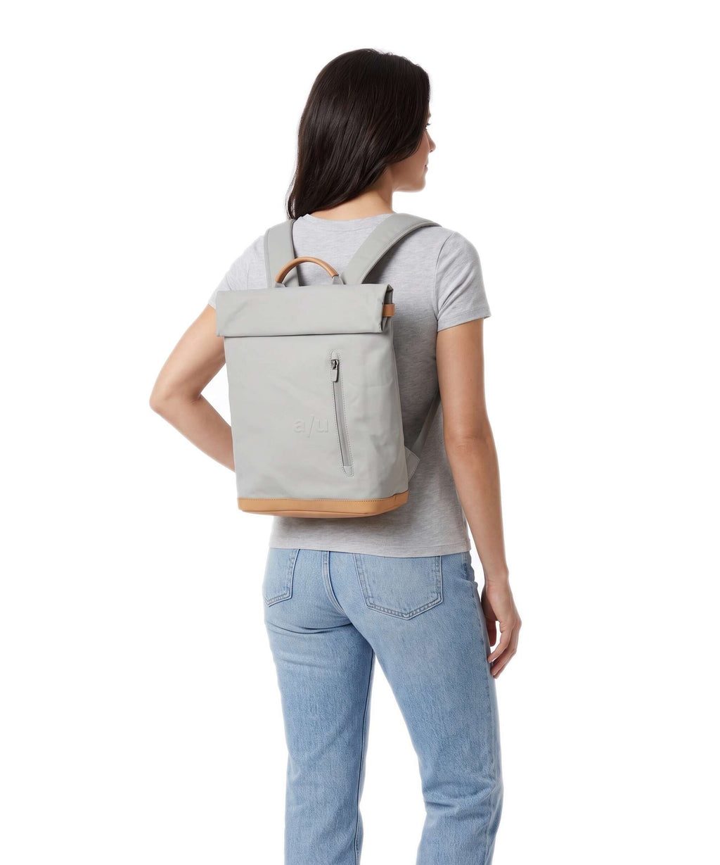 Aunts & Uncles Japan Wakayama Rolltop backpack circular grey