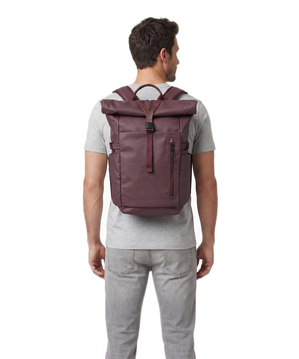 Aunts & Uncles Japan RE Tokachi Rolltop backpack merlot