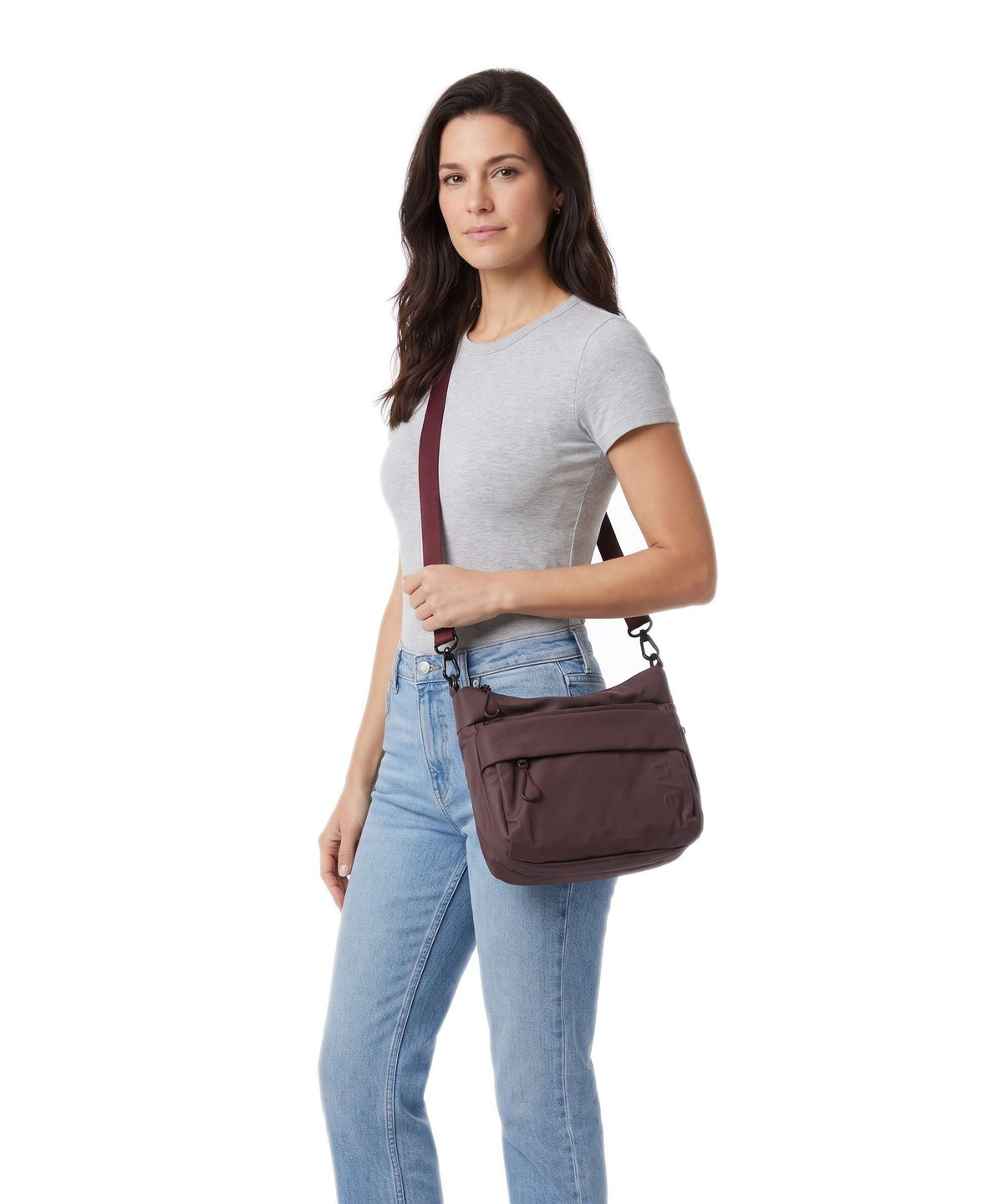 Aunts & Uncles Japan RE lite Nanuki Crossbody bag merlot