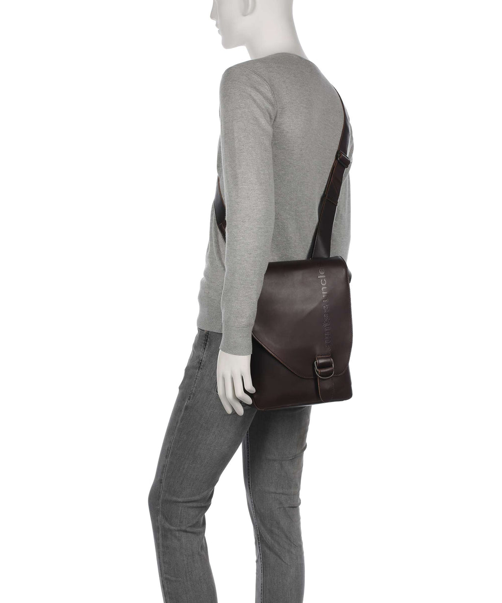 Aunts & Uncles Heritage Jason Crossbody bag dark brown