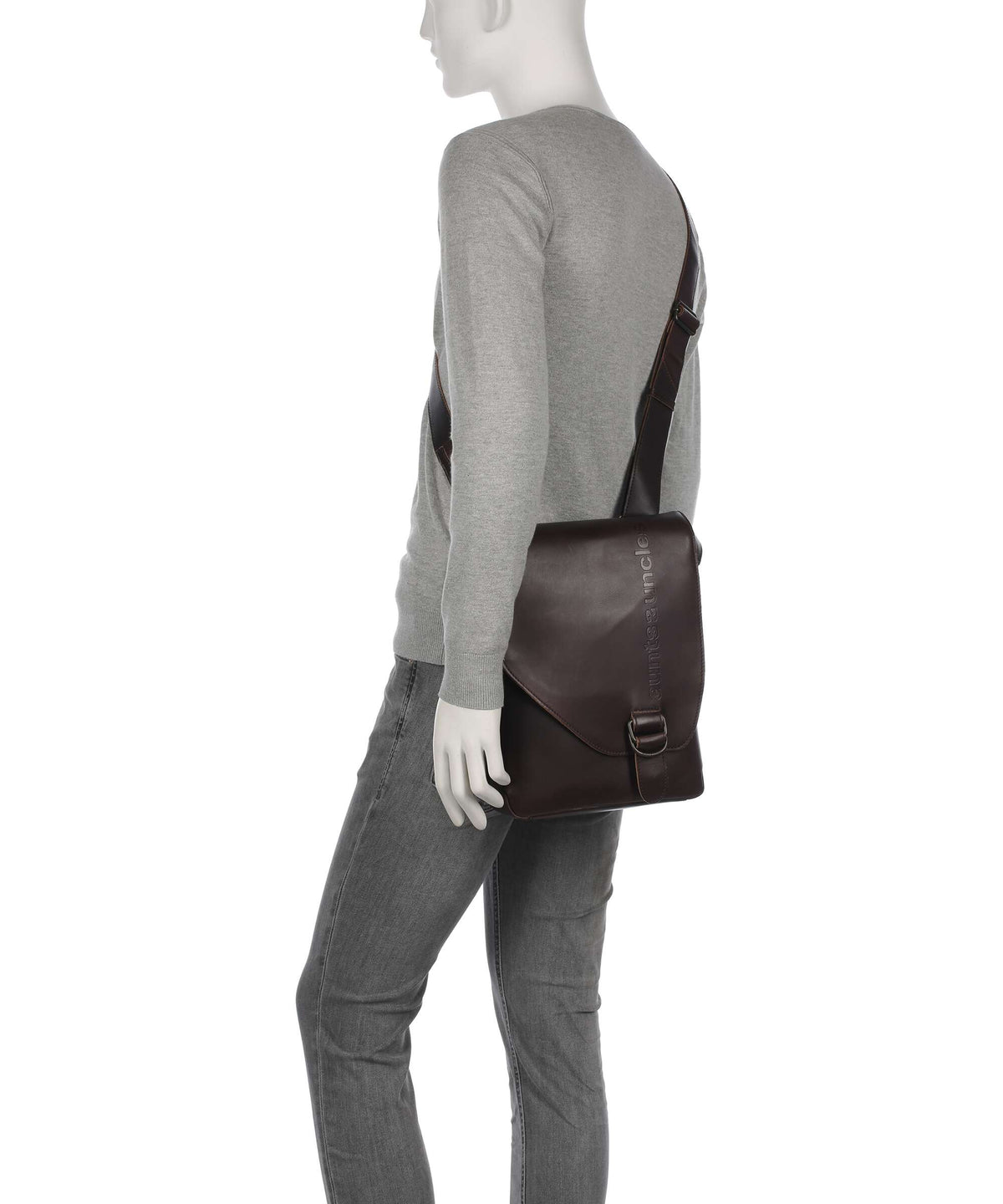 Aunts & Uncles Heritage Jason Crossbody bag dark brown